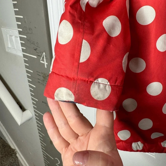 MINI BODEN Polka Dot Lined Girls Winter‎ Toggle Hooded Jacket Size 9-10y - Picture 12 of 12